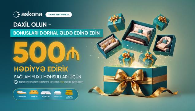 MƏHSULLARI SEÇİN — BONUSLARI DƏRHAL ƏLDƏ EDİN!