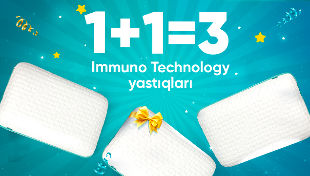 Yastıq İmmuno Technology 1+1=3