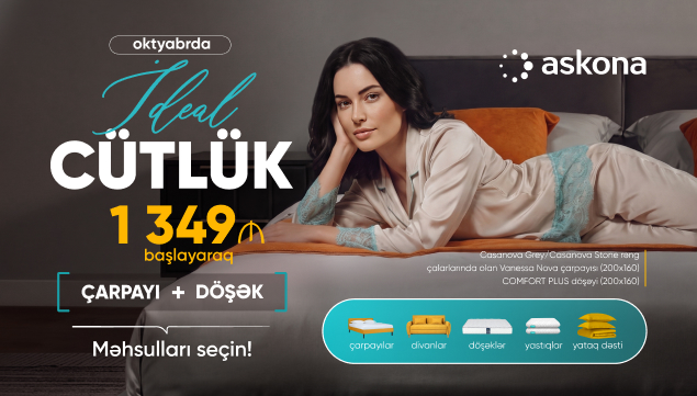 İdeal cütlük: Çarpayı + döşək