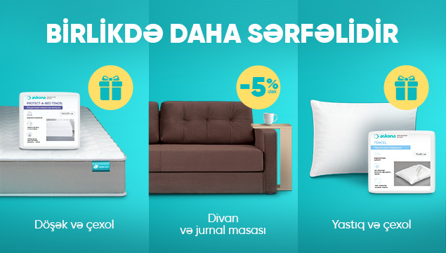 Birlikdə daha sərfəlidir!