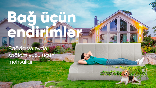 Sağlam yuxu məhsullarına sərfəli endirimlər