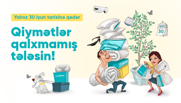 Qiymət artımından əvvəl çatdır!