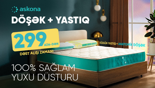 Döşək + Yastıq!