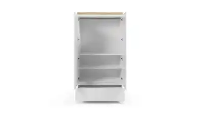 Шкаф двухдверный Issa, цвет Белый+Дуб минерва фото - 5 - превью