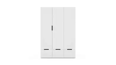 Шкаф трехдверный Bira, цвет Белый Премиум фото - 1 - превью