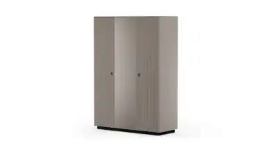 Шкаф трехдверный Zima, цвет Дуб сильверджек ореховый + Глиняный серый фото - 5 - превью