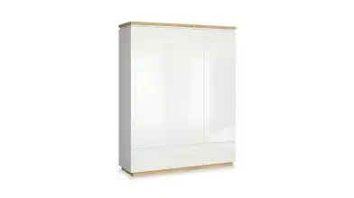 Шкаф трехдверный Issa, цвет Белый+Дуб минерва фото - 5 - превью