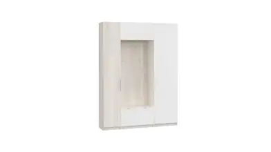 Шкаф навесной Kelda, цвет Ясень шимо + Белый фото - 4 - превью