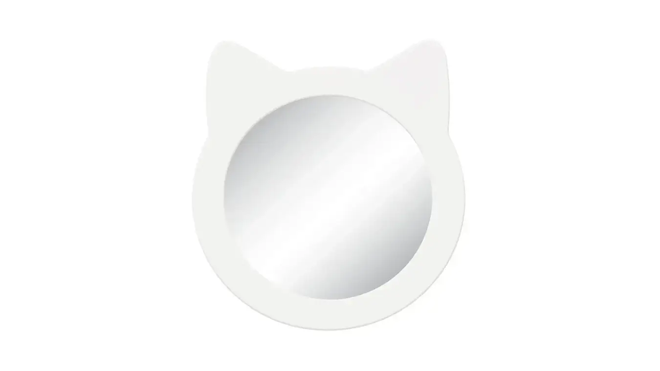 Зеркало навесное Котенок, цвет Белый фото - 5 - большое изображение
