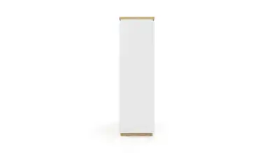 Шкаф двухдверный Issa, цвет Белый+Дуб минерва фото - 7 - превью