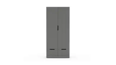 Шкаф двухдверный Bira, цвет Серый фото - 1 - превью
