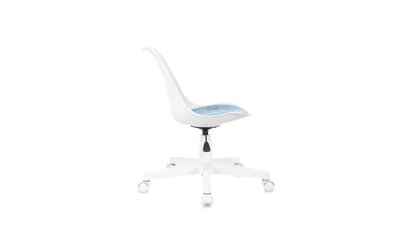 Кресло Askona Lum, цвет белый+голубой картинка - 3 - большое изображение
