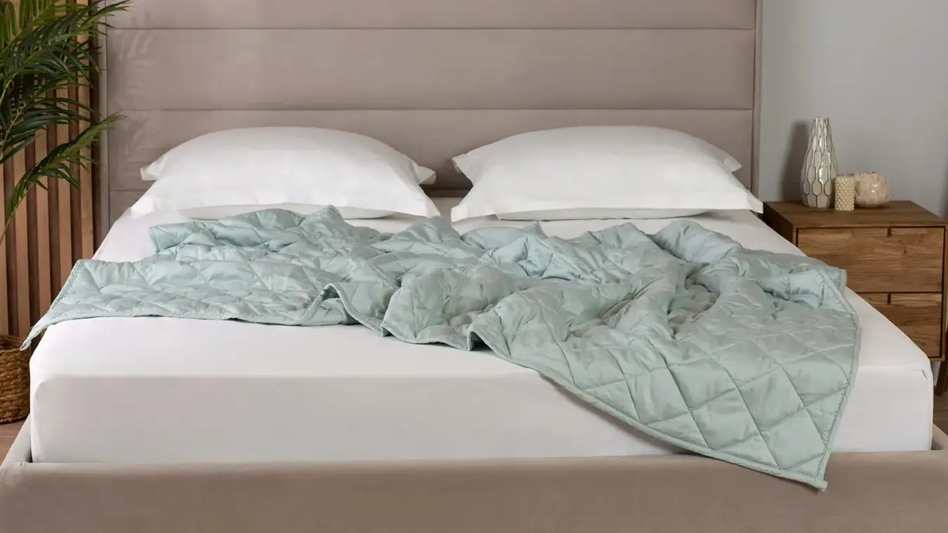 Одеяло Gravity, цвет мятный картинка - 7 - большое изображение