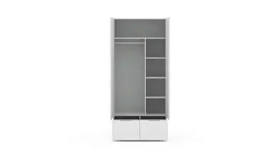 Шкаф двухдверный Bira, цвет Белый Премиум фото - 2 - превью