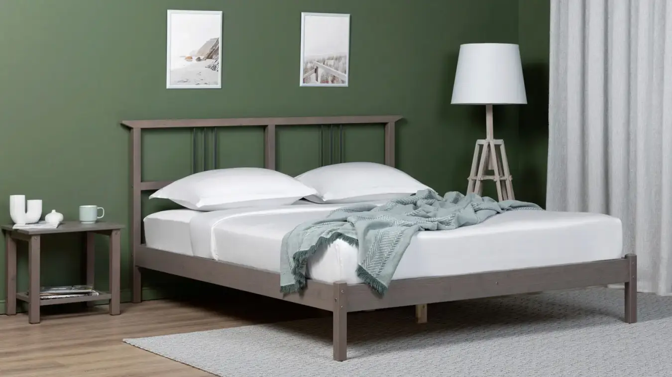 Кованая кровать Olova, цвет Серый в спальню Askona фотография товара - 1 - большое изображение
