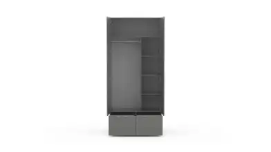 Шкаф двухдверный Bira, цвет Серый фото - 2 - превью