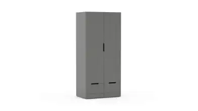 Шкаф двухдверный Bira, цвет Серый фото - 3 - превью