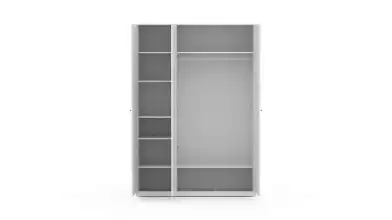 Шкаф трехдверный с зеркалом Neva, цвет Белый премиум фото - 3 - превью