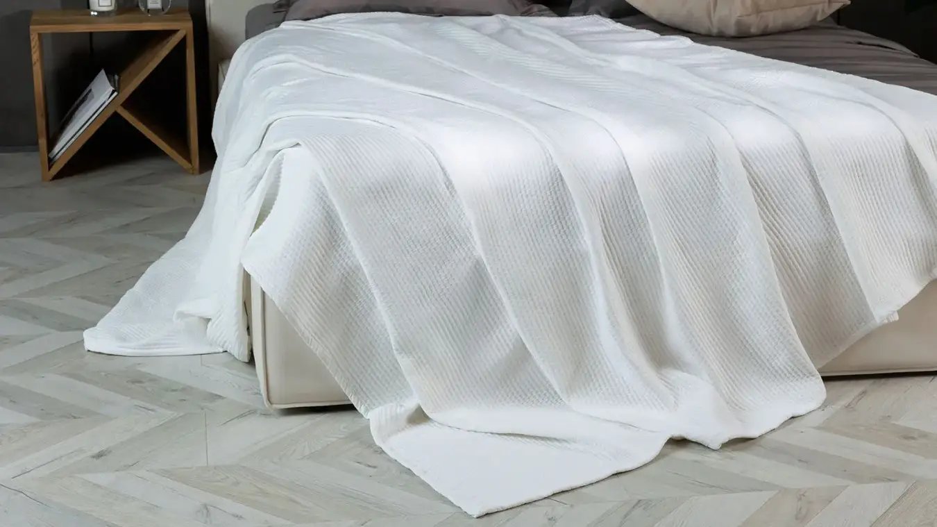 Покрывало Soft Cotton, цвет: белый Askona фото - 2 - большое изображение