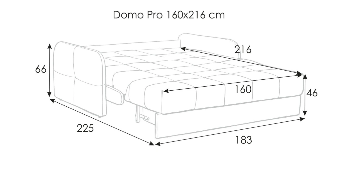 Диван-кровать Domo Pro с коробом для белья с мягкими подлокотниками Askona фото - 15 - большое изображение