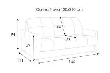 Диван-кровать CARINA Nova с коробом для белья Askona фото - 8 - превью