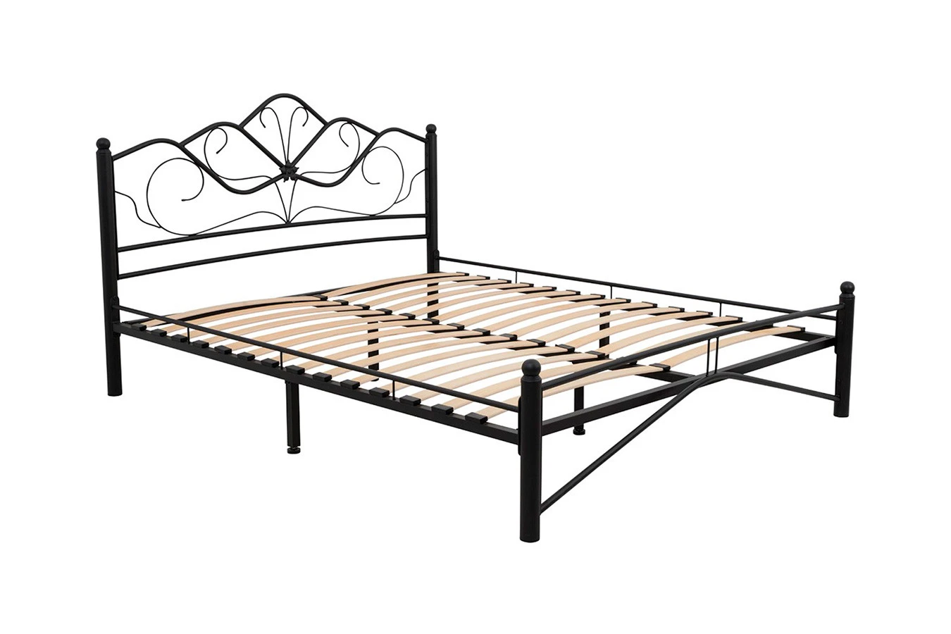 Кованая кровать LUARA, цвет чёрный Askona фото - 12 - большое изображение