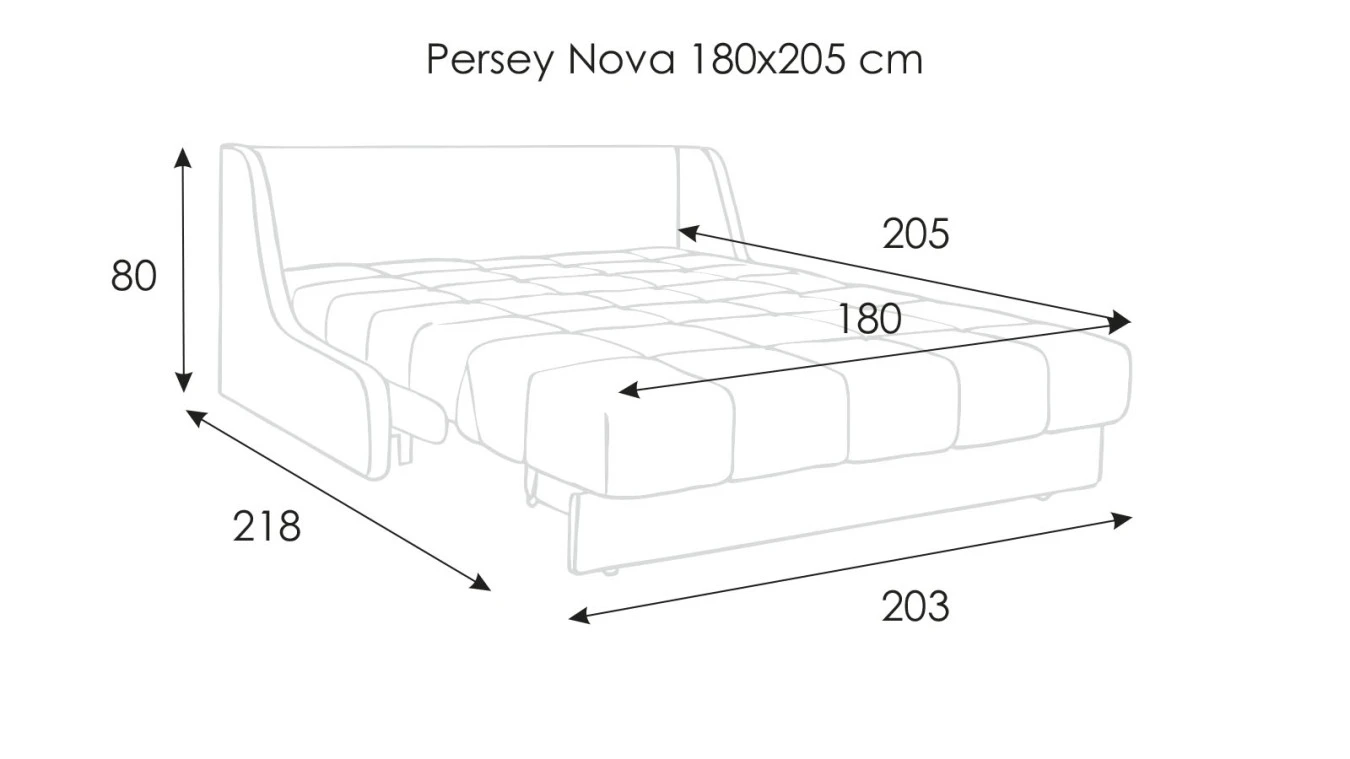 Диван-кровать PERSEY Nova с коробом для белья Askona фото - 10 - большое изображение