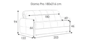 Диван-кровать Domo Pro с коробом для белья с мягкими подлокотниками Askona фото - 14 - превью