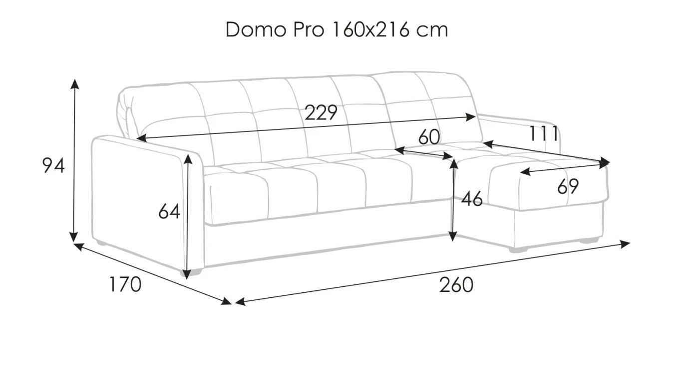 Диван Domo Pro угловой с коробом для белья Askona фото - 12 - большое изображение