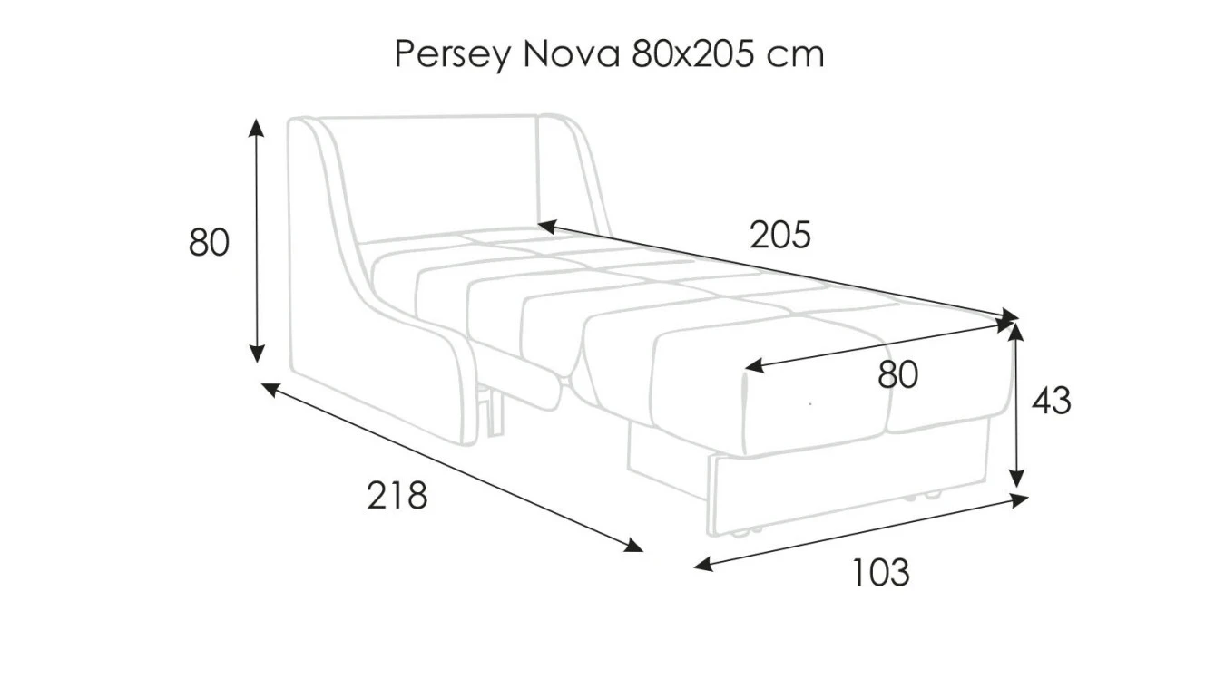 Кресло-кровать Persey Nova картинка - 10 - большое изображение