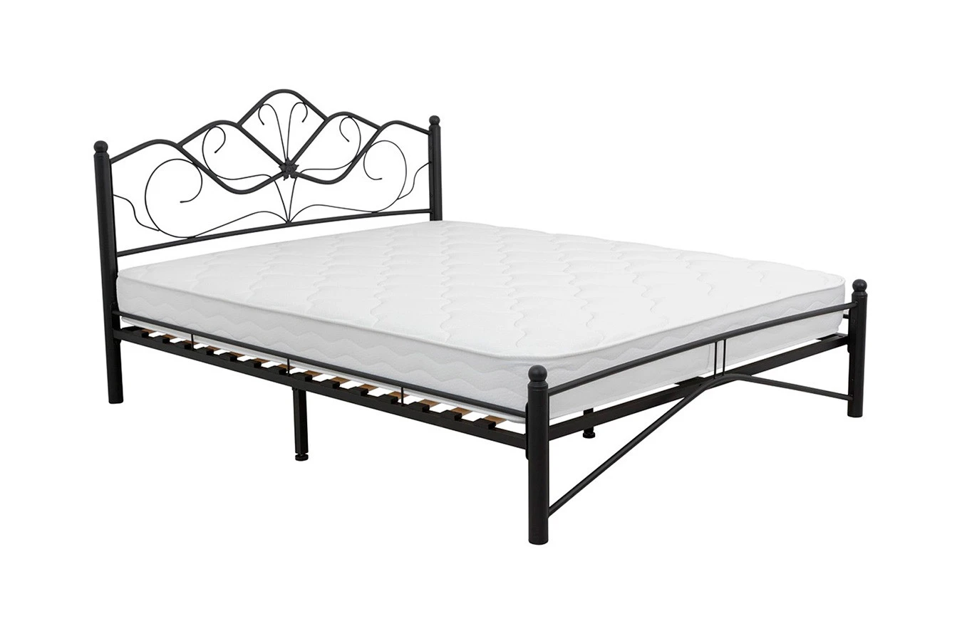 Кованая кровать LUARA, цвет чёрный Askona фото - 11 - большое изображение