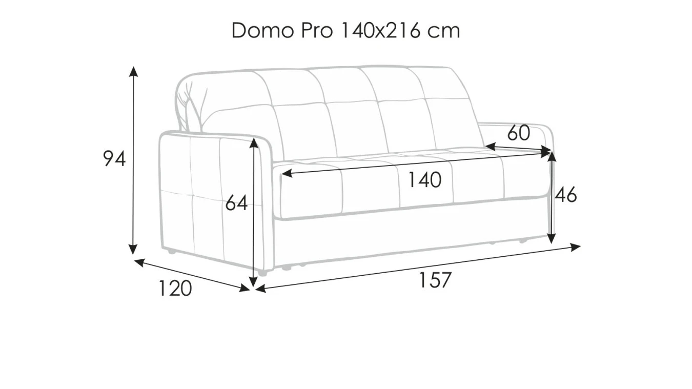 Диван-кровать Domo Pro с коробом для белья с узкими подлокотниками Askona фото - 14 - большое изображение