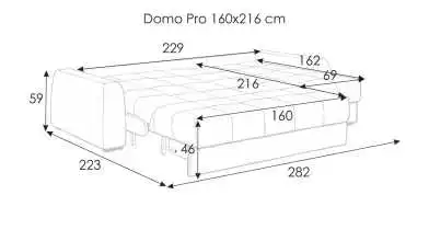 Диван Domo Pro угловой с коробом для белья с накладкой Askona фото - 12 - превью