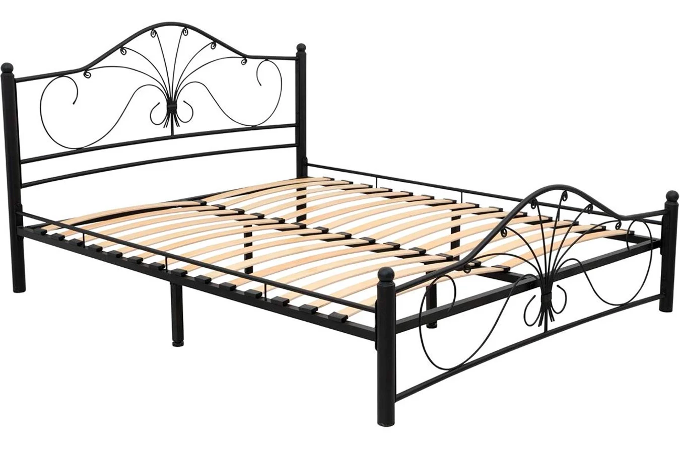 Железная кровать Provance, цвет чёрный Askona - 10 - большое изображение