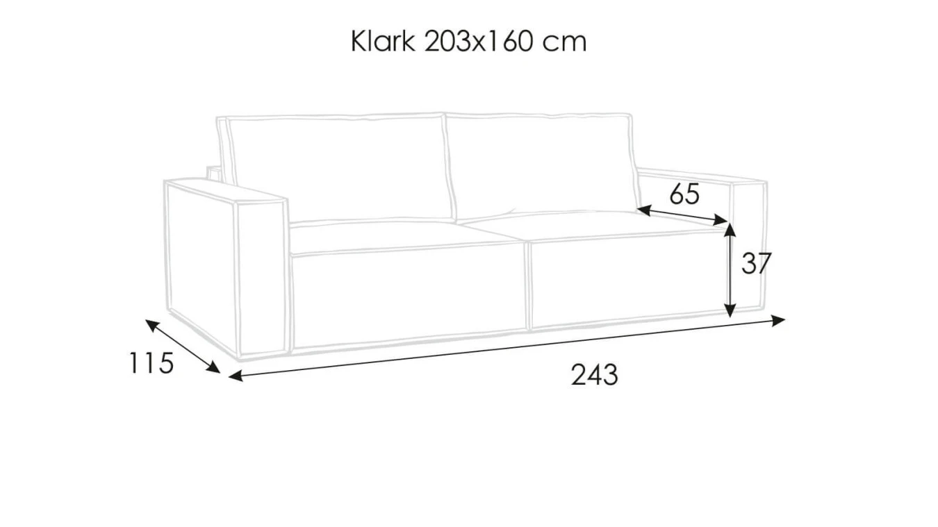 Диван-кровать Klark с коробом для белья Askona фото - 12 - большое изображение