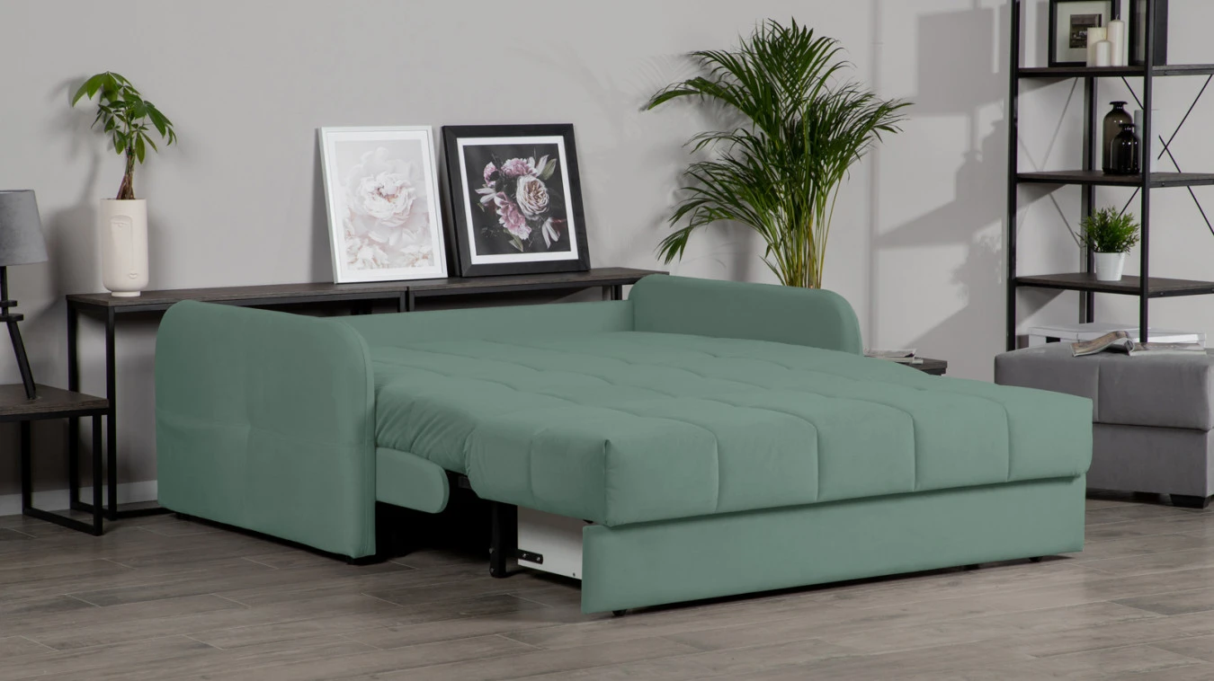 Диван-кровать Domo Pro с коробом для белья с мягкими подлокотниками Askona фото - 3 - большое изображение