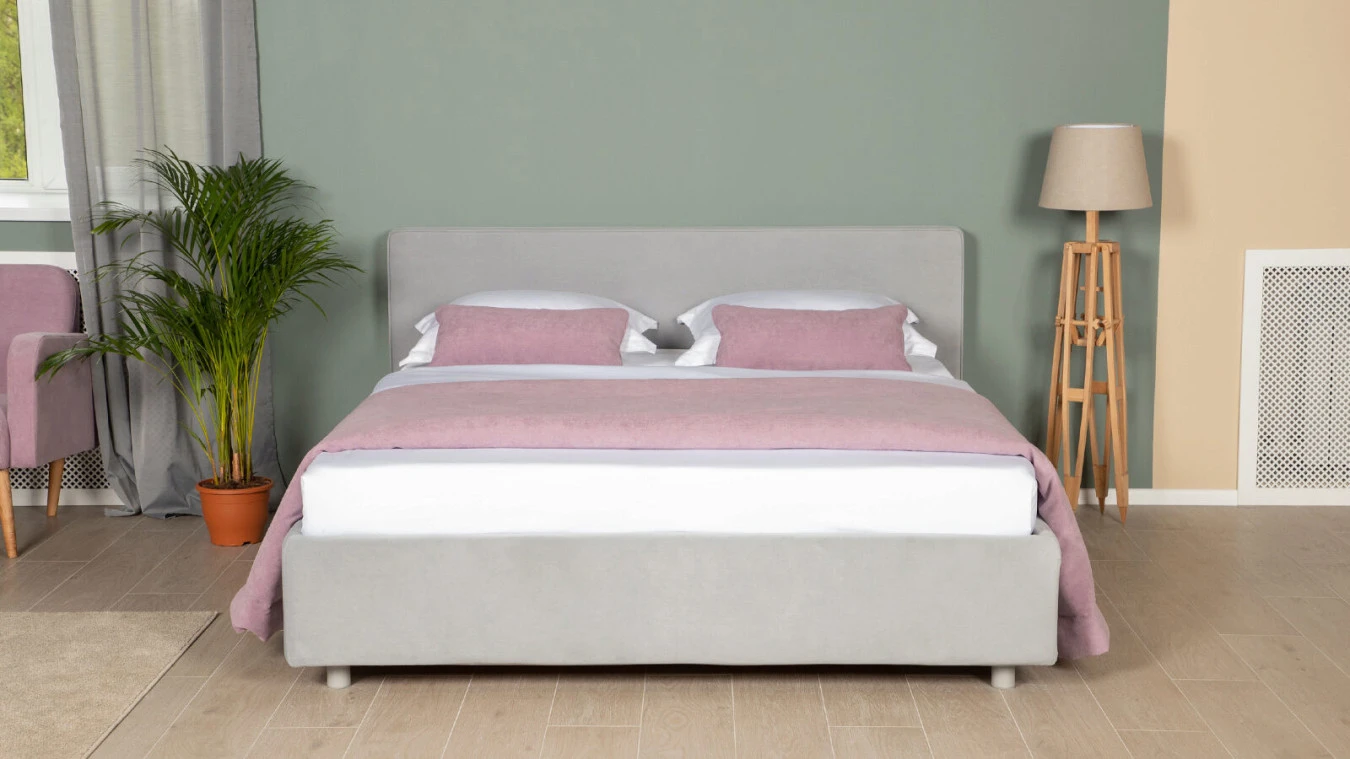 Мягкая кровать Luiza Grand с низкой спинкой Askona фотография товара - 2 - большое изображение