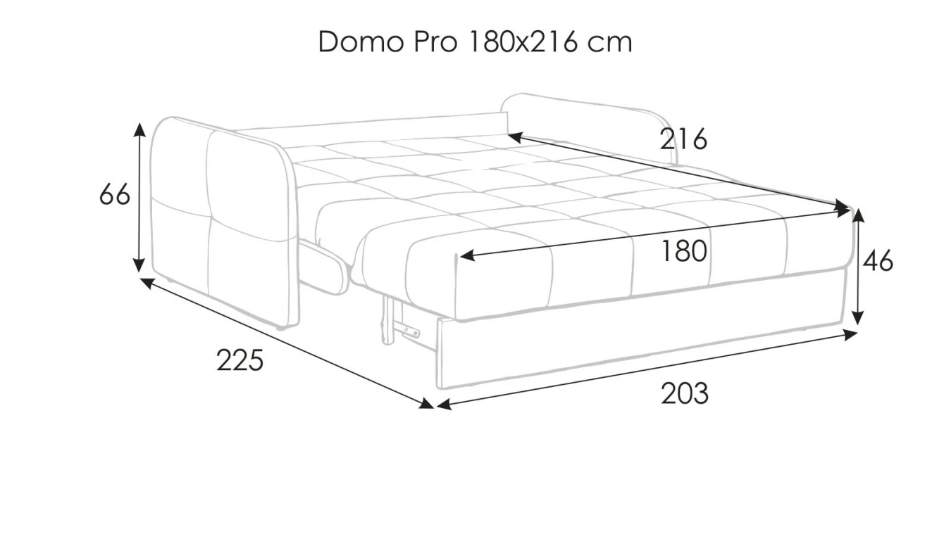 Диван-кровать Domo Pro с коробом для белья с мягкими подлокотниками Askona фото - 14 - большое изображение