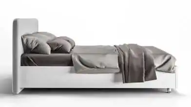 Мягкая кровать Bliss, цвет Белый премиум на высоких ножках с прямым изголовьем Askona фотография товара - 4 - превью