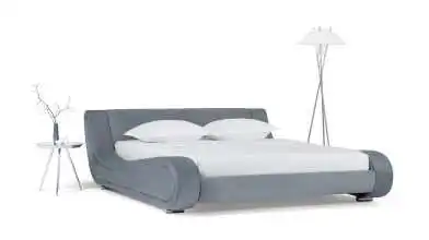 Мягкая кровать Oliver с высоким изголовьем в каретной стяжке Askona фотография товара - 1 - превью
