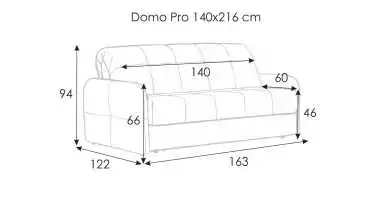 Диван-кровать Domo Pro с коробом для белья с мягкими подлокотниками Askona фото - 13 - превью