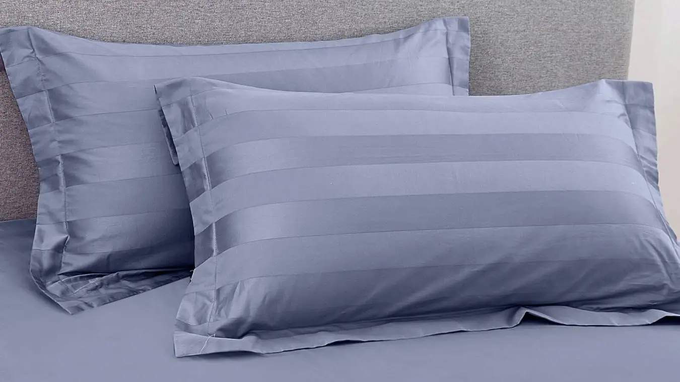 Yastıqüzü Askona Comfort Stripe, rəng Bənövşəyi-mavi - 1 - большое изображение