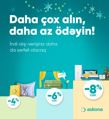 Daha ÇOX alın daha AZ ödəyin!