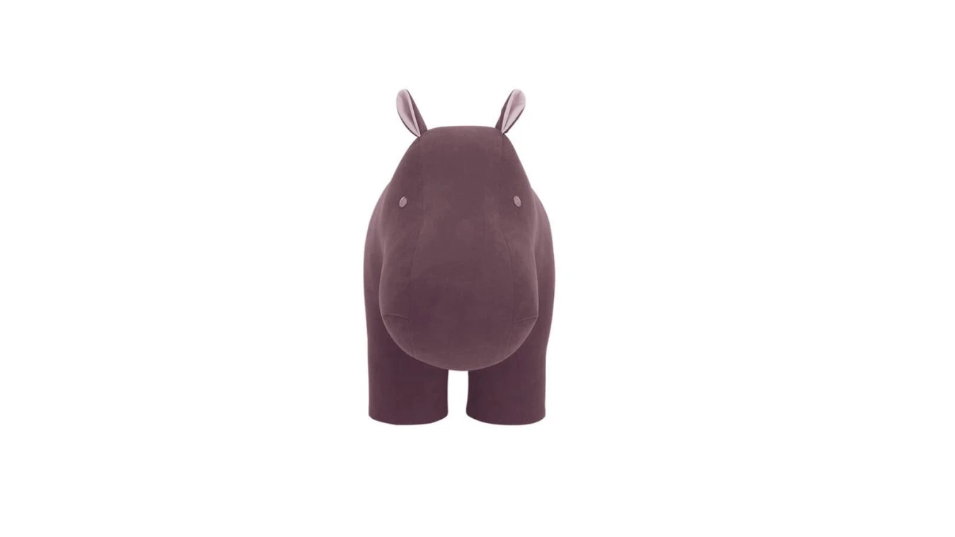 Puf Hippo pink - 3 - большое изображение