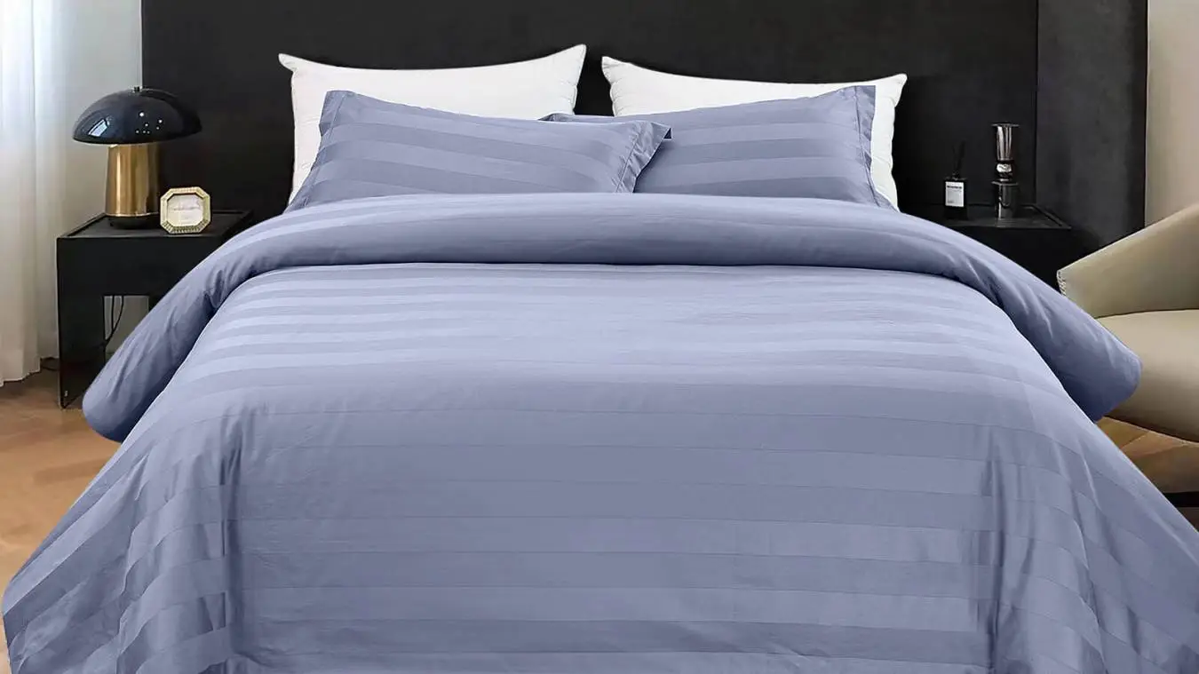 Yastıqüzü Askona Comfort Stripe, rəng Bənövşəyi-mavi - 2 - большое изображение