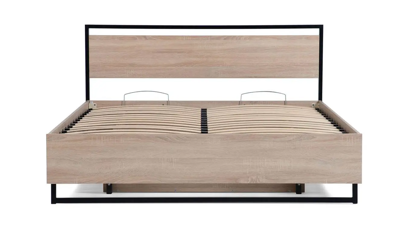 Кровать Moris, цвет Дуб бардолино из лдсп в современном стиле Askona фотография товара - 8 - большое изображение