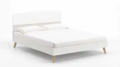 Кровать Tilda, цвет Белый премиум mWhite с мягким изголовьем Askona фото - 3 - превью