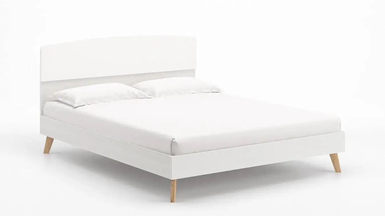 Кровать Tilda, цвет Белый премиум mWhite с мягким изголовьем Askona фото - 3 - большое изображение