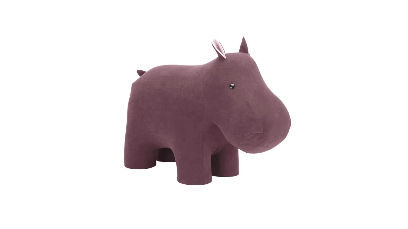 Puf Hippo pink - 1 - большое изображение