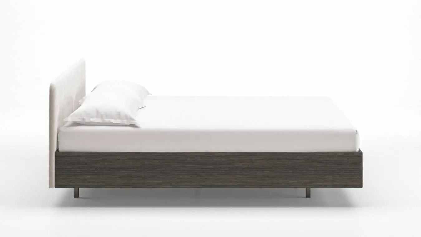 Кровать Gretta, цвет Меланж темный с мягким изголовьем Askona фото - 4 - большое изображение